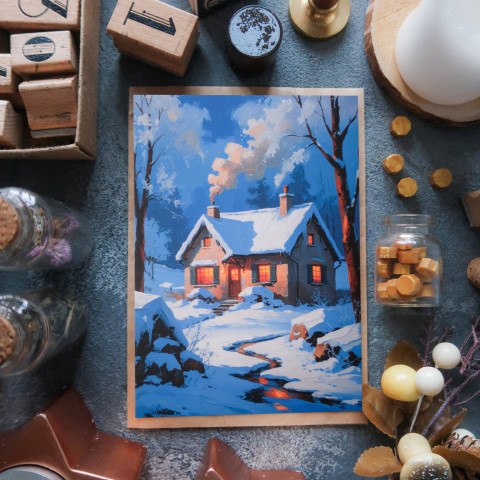 Открытка "Winter Home"