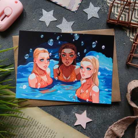 Открытка "H2O 3"