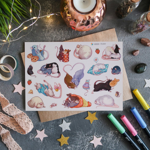 Стикерпак "Очарование Крысок"