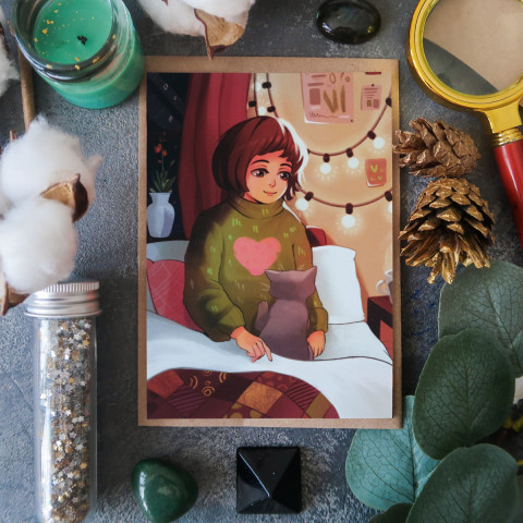 Открытка "Уютный Вечер"