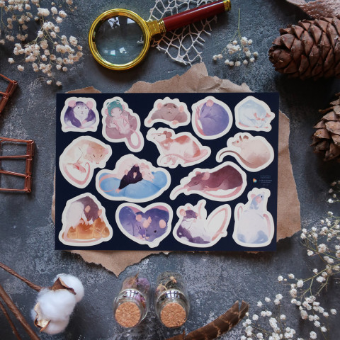 Стикерпак "Волшебные Крыски"