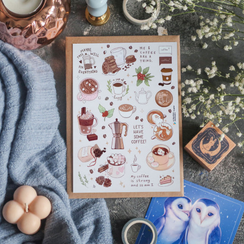 Стикерпак "Happy Coffee"