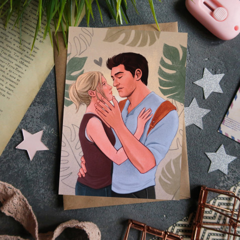 Открытка "Natan and Elena"