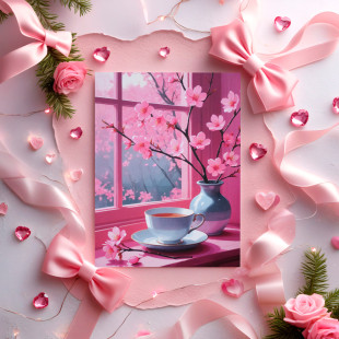Открытка "Pink Spring"