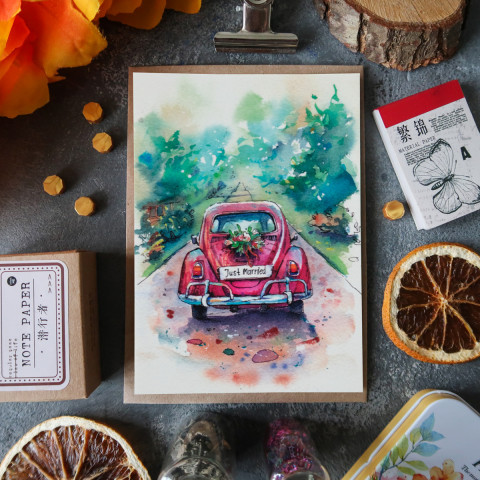 Открытка "Just Married"