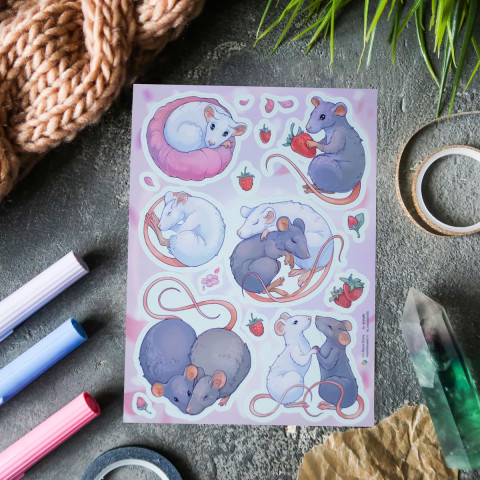 Стикерпак "Lovely Rats"