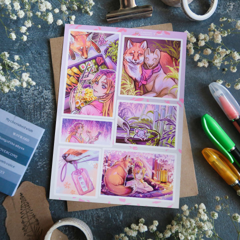 Стикерпак "Anime Fox"