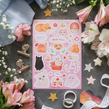 Стикерпак "Котики и Мята"