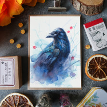 Открытка "Raven"