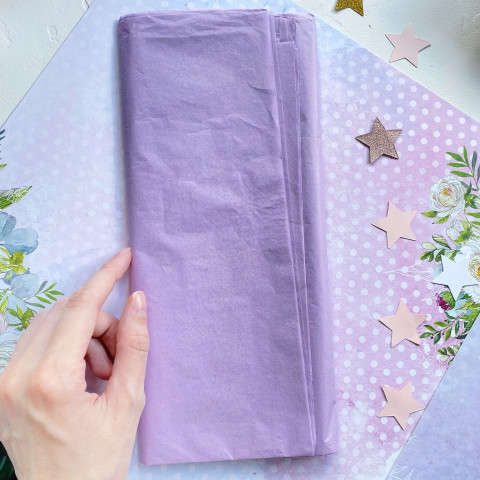 Упаковка тишью лавандовая