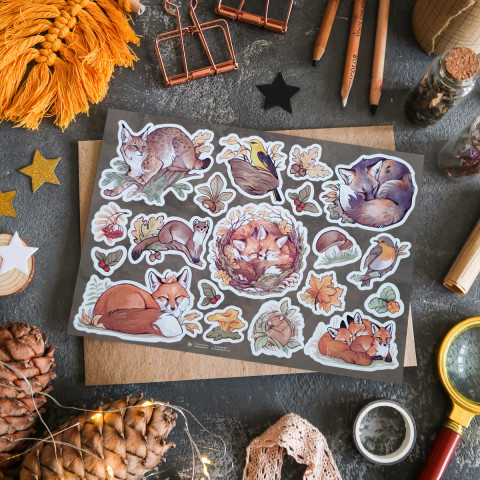 Стикерпак "Лесной Уют"