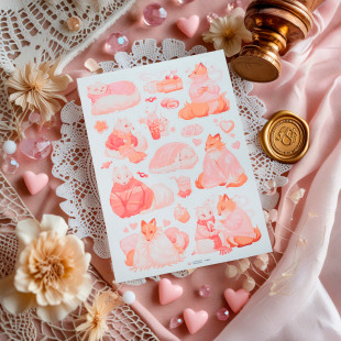 Стикерпак "Cute Foxes"