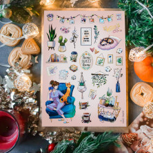 Стикерпак "Home Sweet Home"