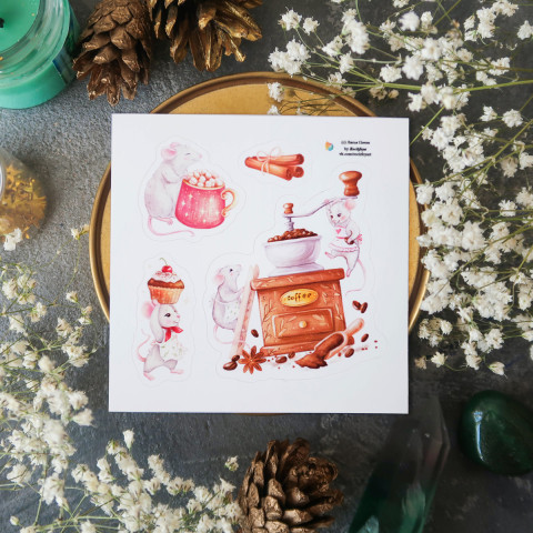 Стикер "Mouse Cafe"