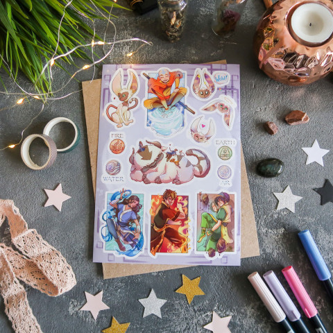 Стикерпак "Повелитель Стихий"