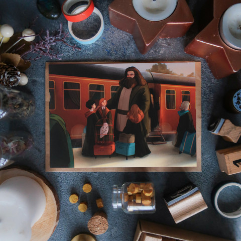 Открытка "Hogwarts Express"