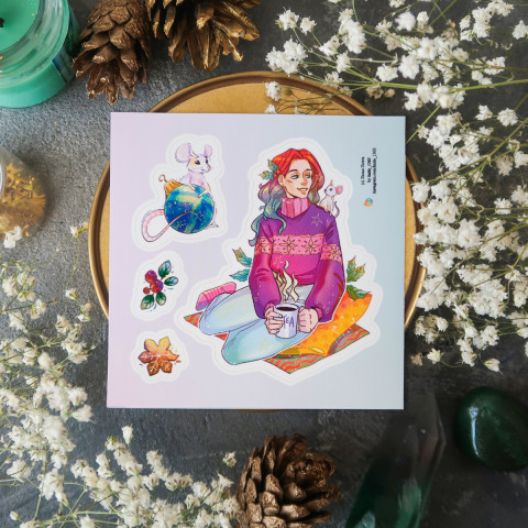 Стикер "Christmas Rat"