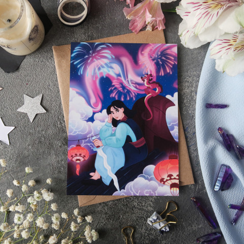 Открытка "Мулан"