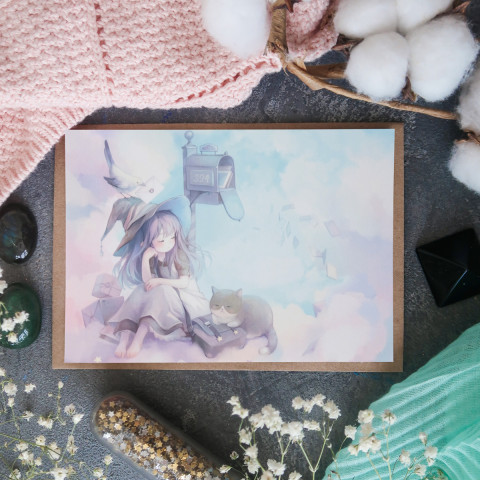 Открытка "Ведьмина Почта"