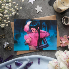 Открытка "Enid and Wednesday 5"