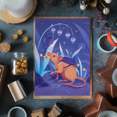 Открытка "Rat Mail"