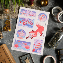 Стикерпак "Japan Fox"