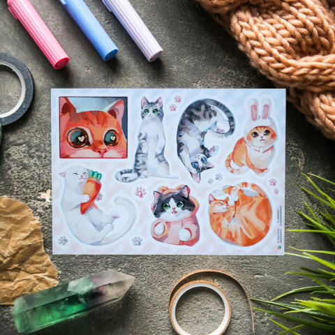 Стикерпак "Cute Cats"