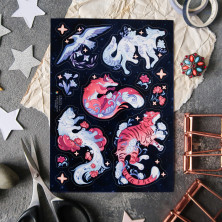 Стикерпак "Flower Animals"