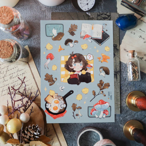 Стикерпак "Tiny Mushrooms"