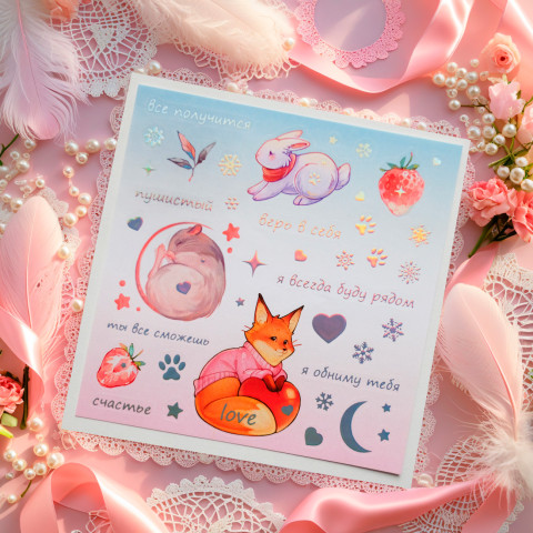 Стикерпак "Я Всегда Буду Рядом" голография