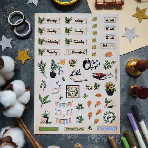 Стикерпак "Botanic Planner"