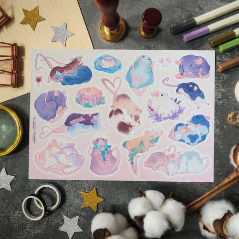 Стикерпак "Любимые Крыски"