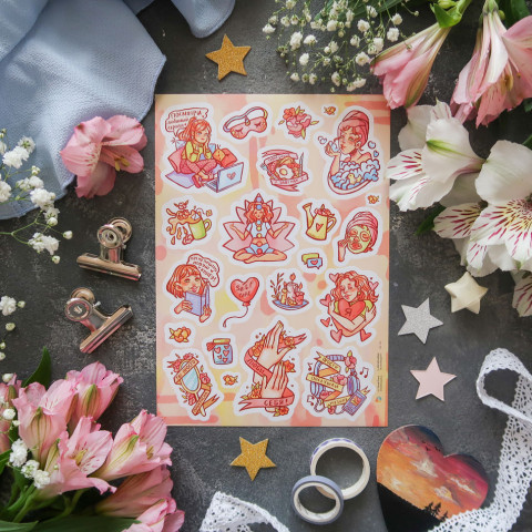 Стикерпак "Self Care"