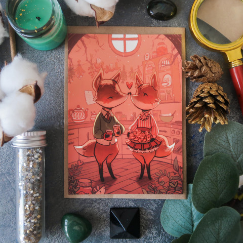 Открытка "Лисья Норка"