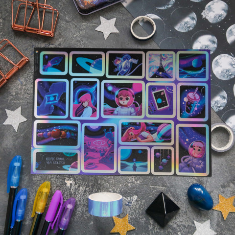 Стикерпак "Space 2" голография