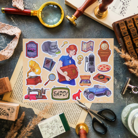 Стикерпак "Нэнси Дрю 9"