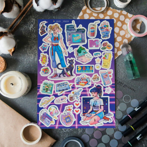 Стикерпак "Назад В 90-е"