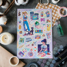 Стикерпак "Назад В 90-е"