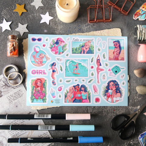 Стикерпак "Summer Girl"