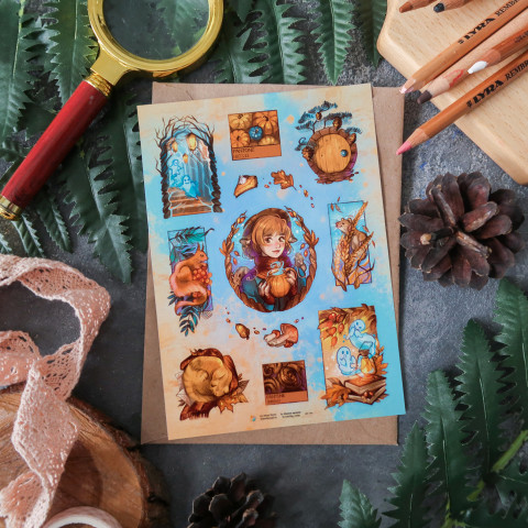 Стикерпак "Мгновения Осени"