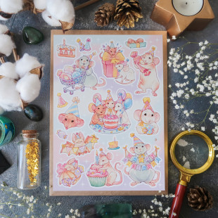 Стикерпак "Birthday Rats"