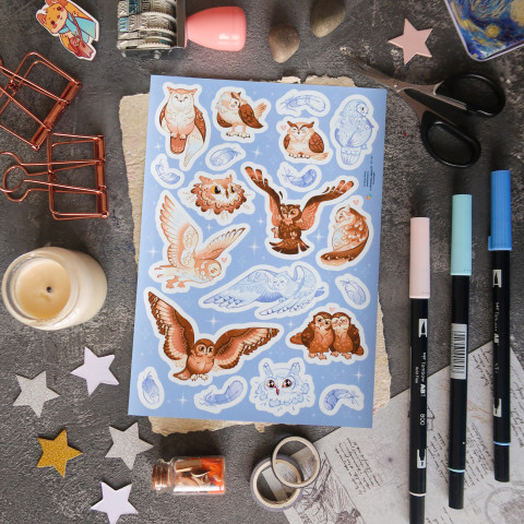 Стикерпак "Owls"