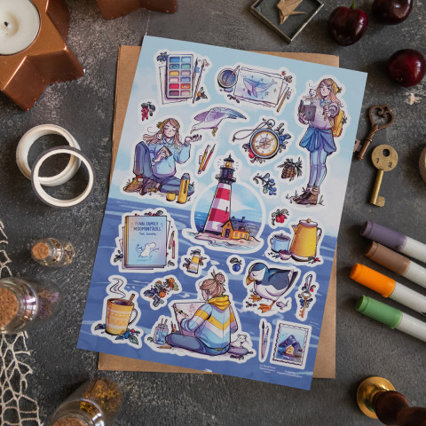 Стикерпак "Хранительница Маяка"