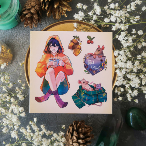 Стикер "Осенняя Пора"