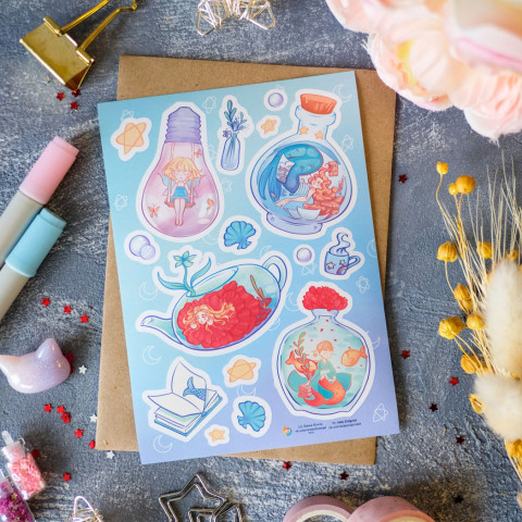 Стикерпак "Русалочки"