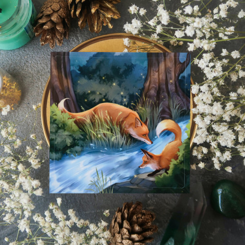 Стикер "Fox Family"