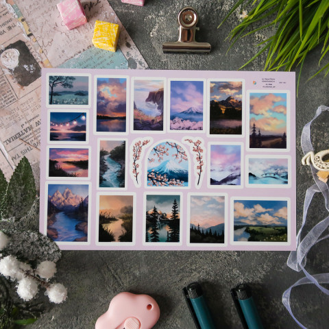 Стикерпак "Очарование Пейзажей"