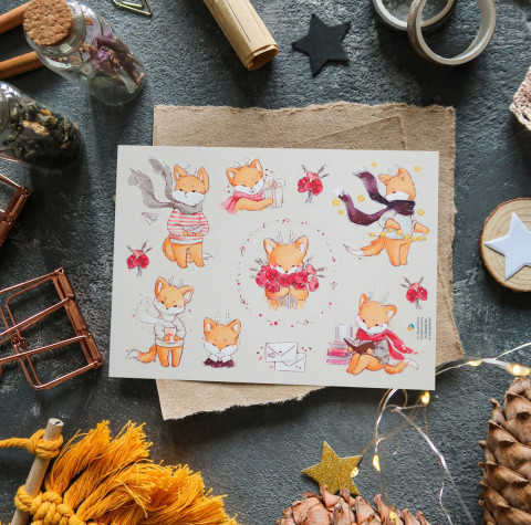 Стикерпак "Лисенок"