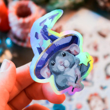 Стикер "Magic Rat" голография