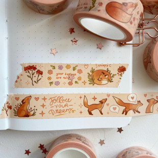 Бумажный скотч "Лисенок"